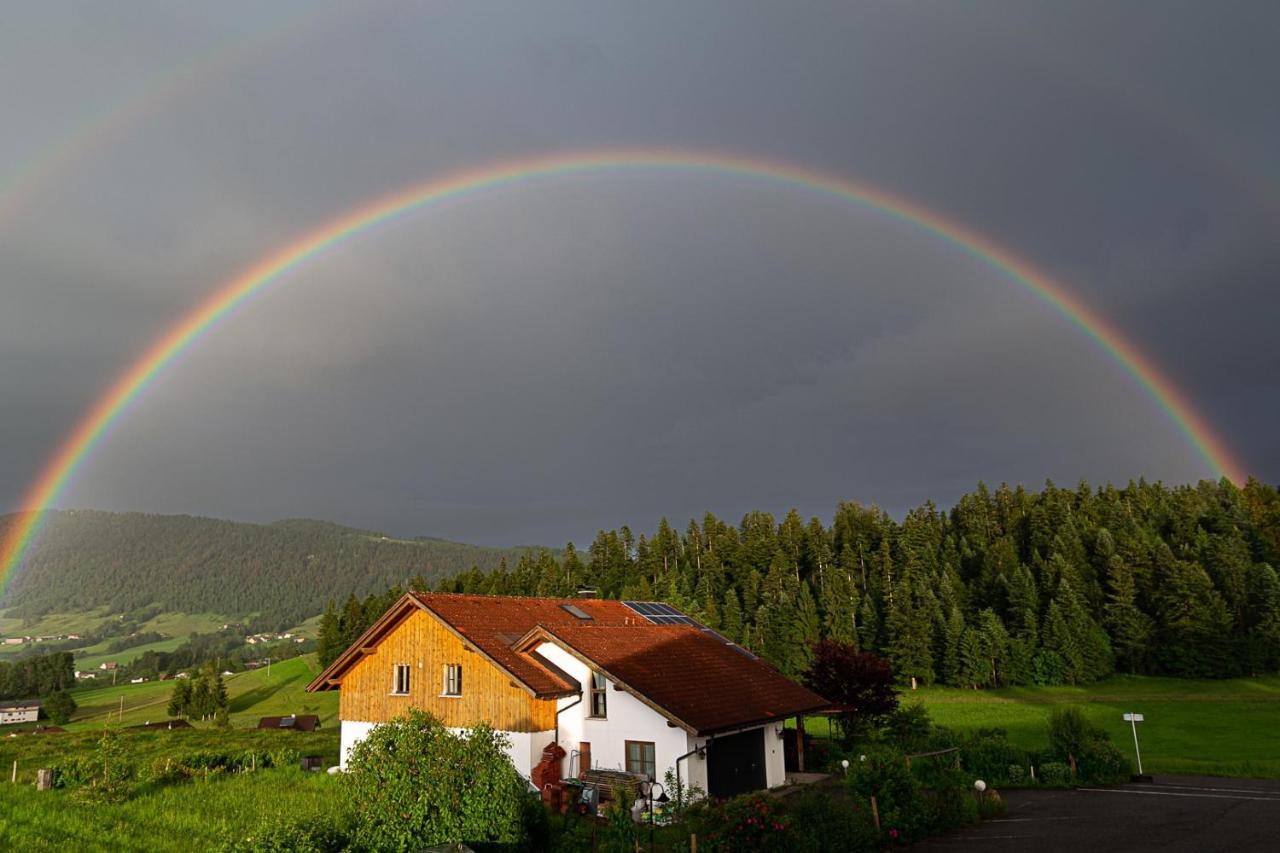 Ferienwohnungen Pension Sonnblick Krumbach  Ngoại thất bức ảnh