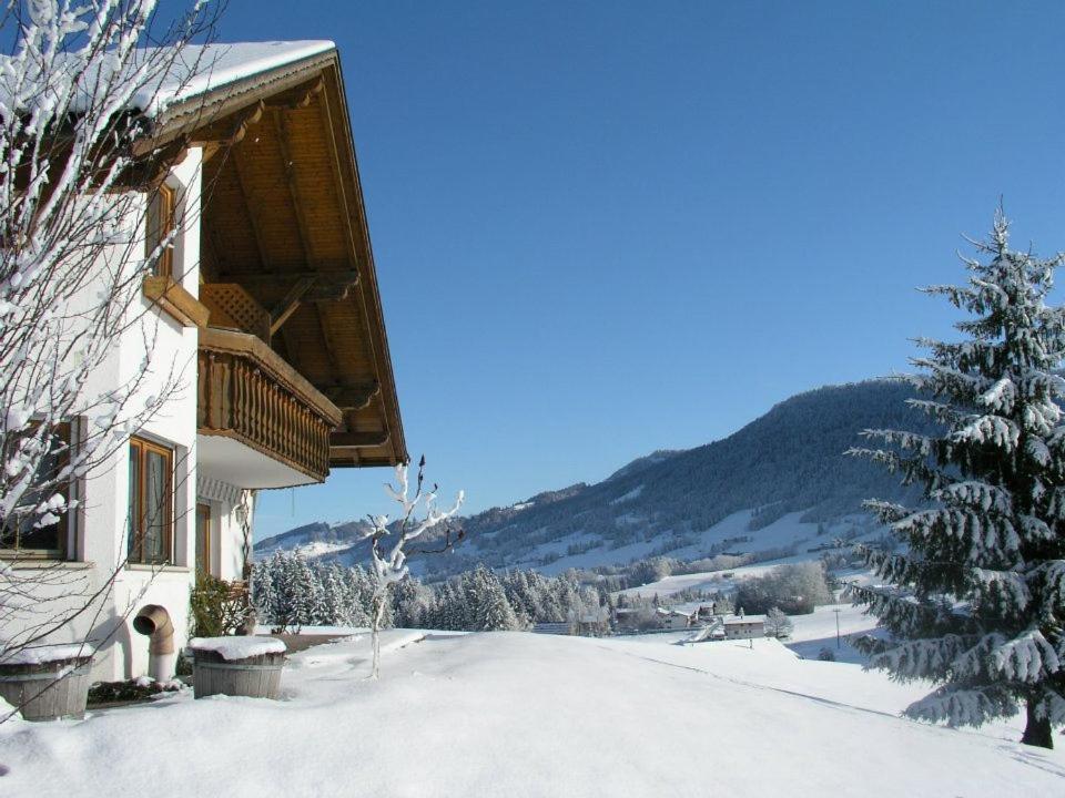 Ferienwohnungen Pension Sonnblick Krumbach  Ngoại thất bức ảnh